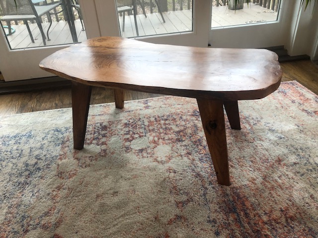 Hickory coffee table